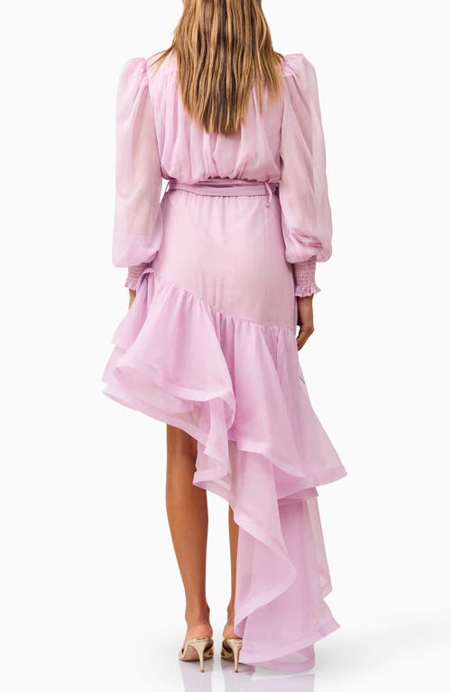 Elliatt Louise Ruffle Gown In Lilac