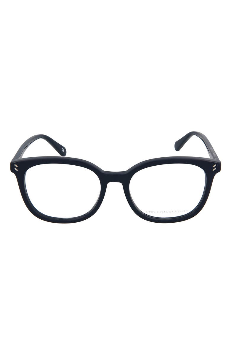Stella McCartney 52mm Square Optical Frames, Main, color,