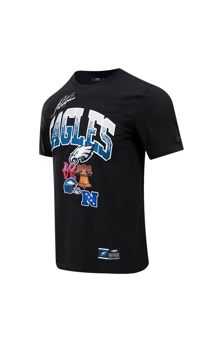 PRO STANDARD Men's Pro Standard Black Philadelphia Eagles Super Bowl LII Patch Hometown Collection T-Shirt, Alternate, color, 