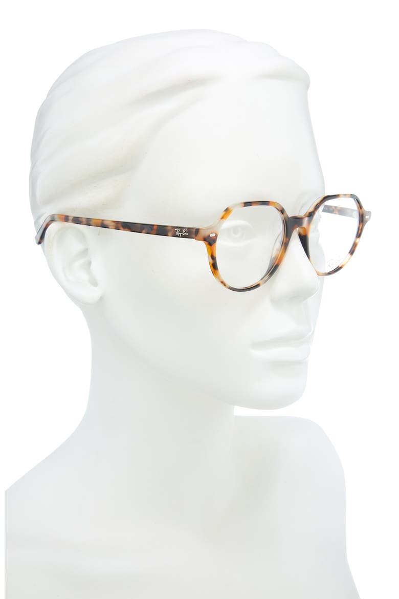 51mm Square Optical Glasses, Alternate, color, BROWN