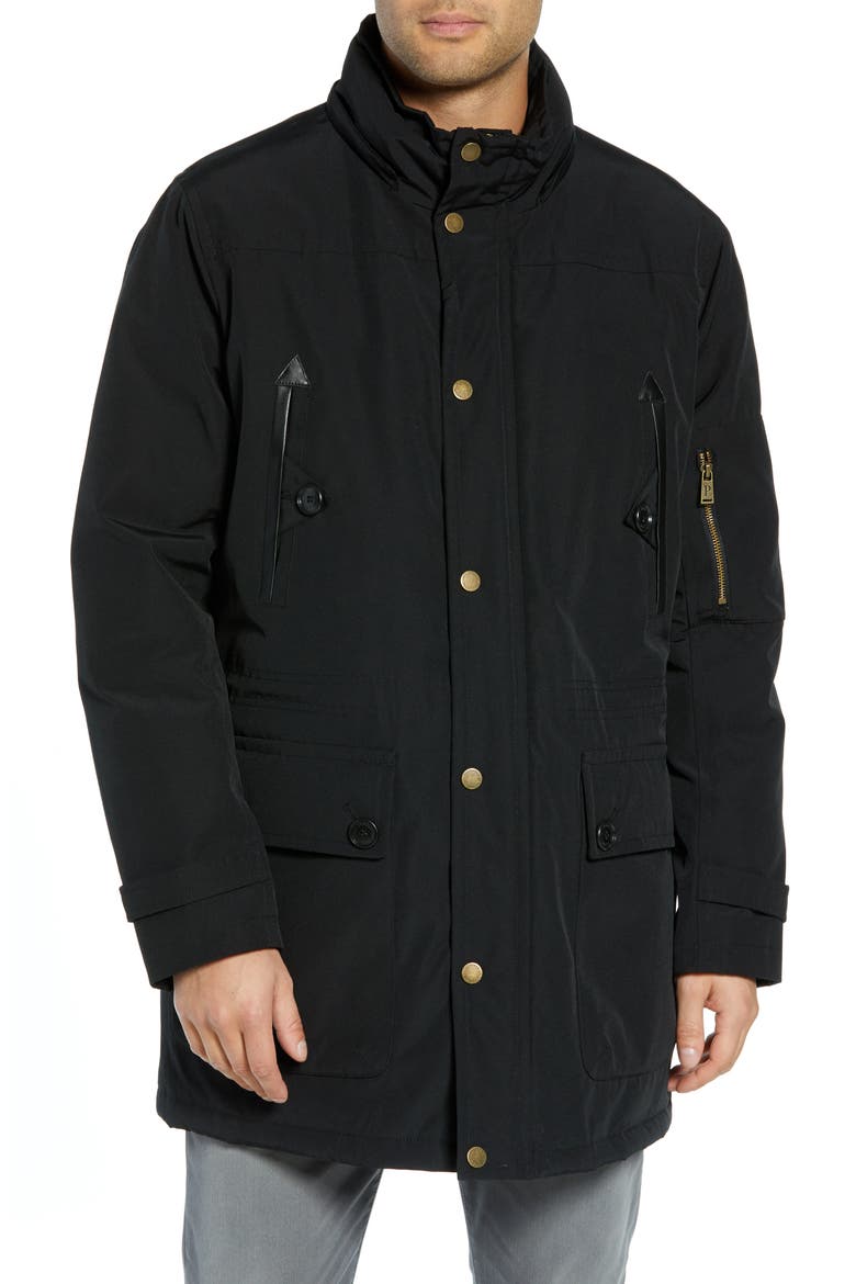 Signature Denver 650-Fill Power Down Parka with Genuine Raccoon Fur, Alternate, color, BLACK