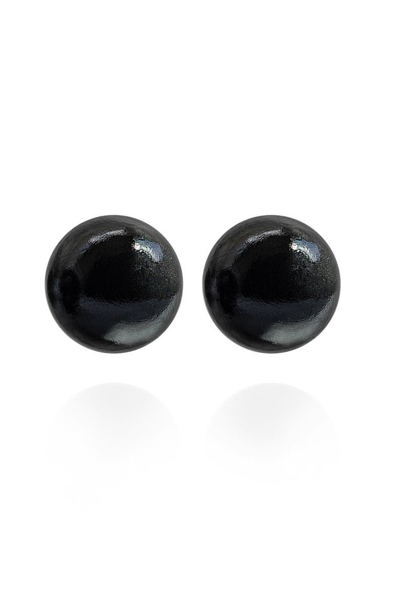 Saulė Label Gaia Jumbo Earrings, Main, color, Obsidian Orb