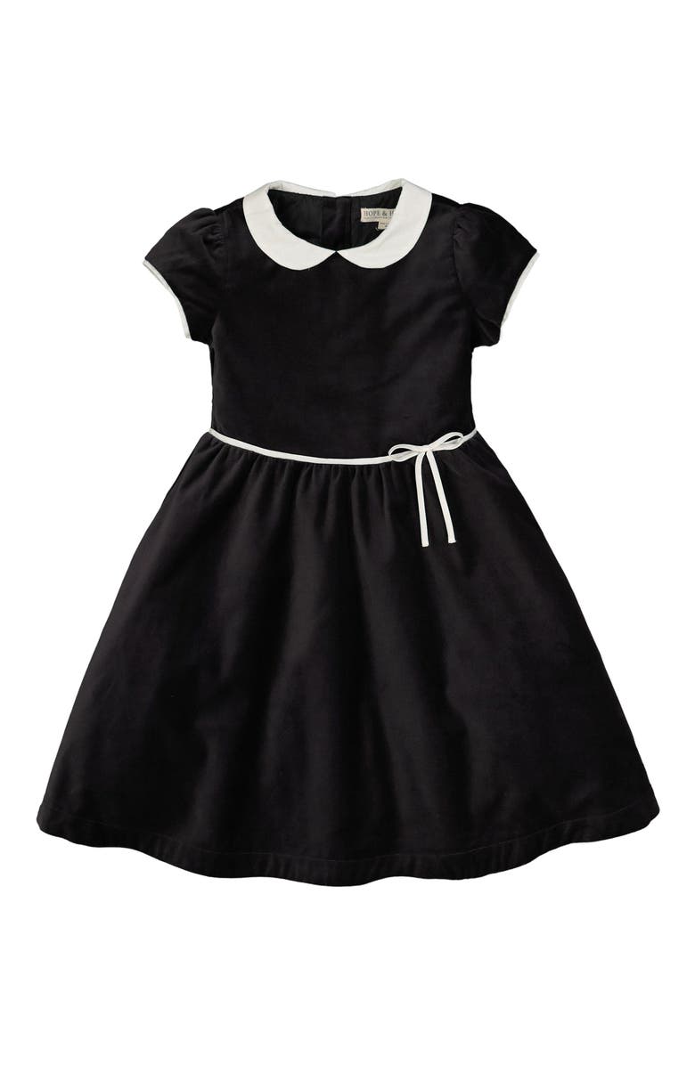 Hope & Henry Girls' Peter Pan Collar Dress, Toddler, Main, color,