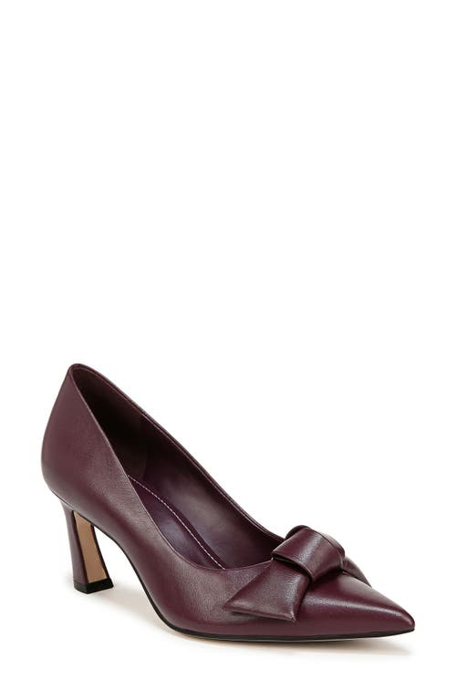 27 EDIT Naturalizer Emery Bow Pointed Toe Pump in Deep Plum Purple 