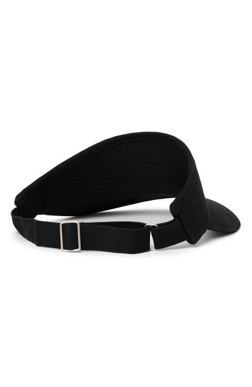 Travismathew Mapes Golf Visor In Black