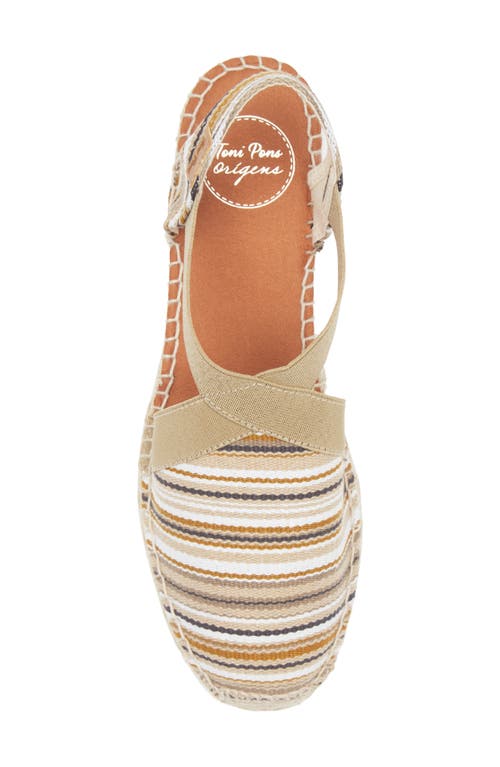 Toni Pons Vinaros Espadrille Sandal In Beige
