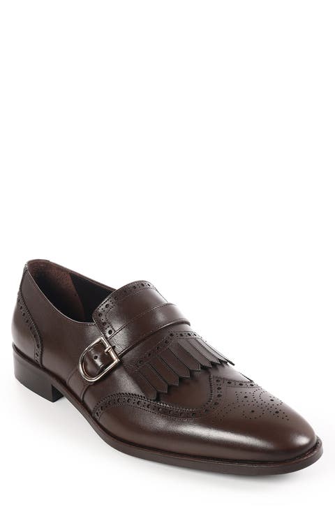 Madrona Kiltie Fringe Wingtip Loafer (Men)