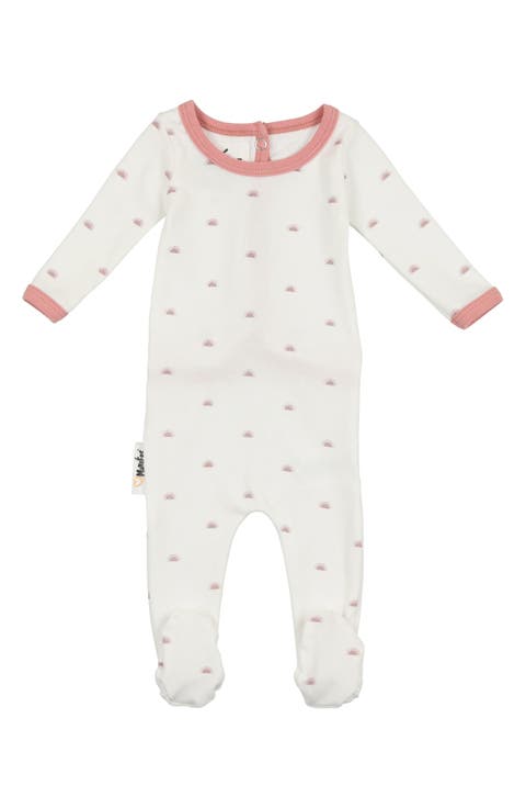 Sun Print Stretch Cotton Footie (Baby)