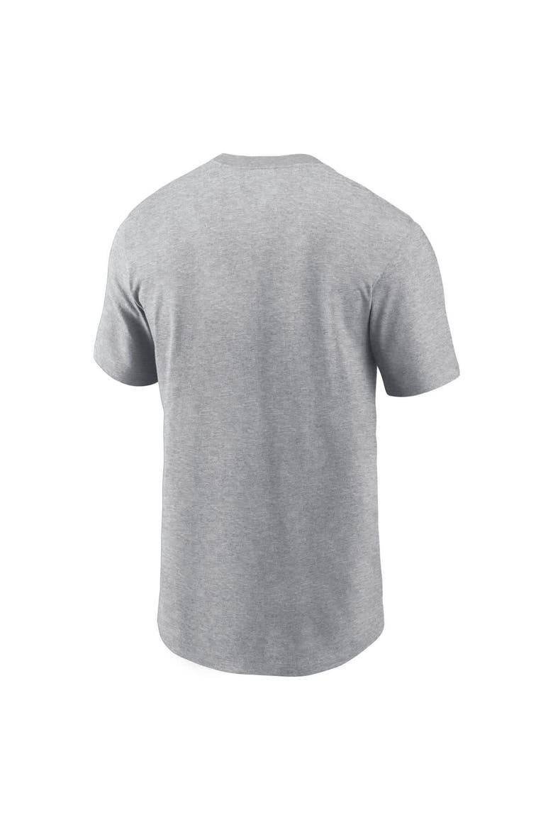 Men's Nike Heather Gray Ohio State Buckeyes Legacy Football Icon T-Shirt, Alternate, color, Heather Gray