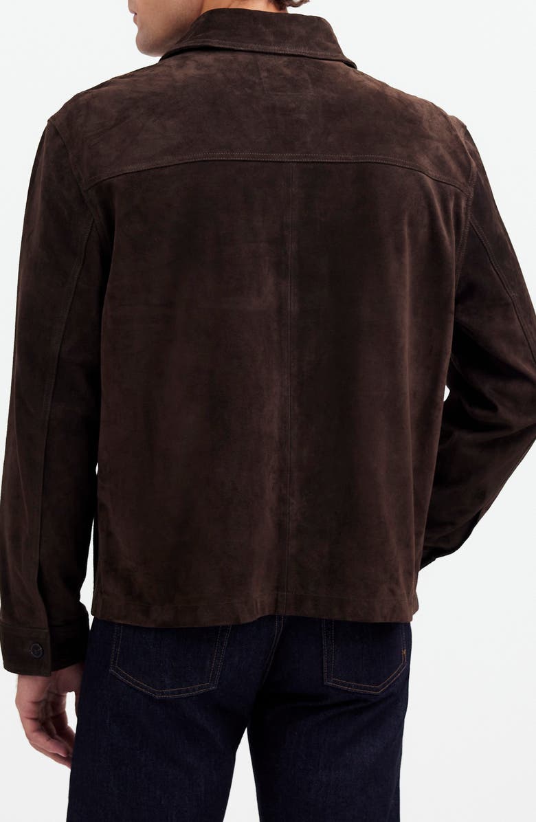 Madewell Boxy Suede Shirt Jacket, Alternate, color, 