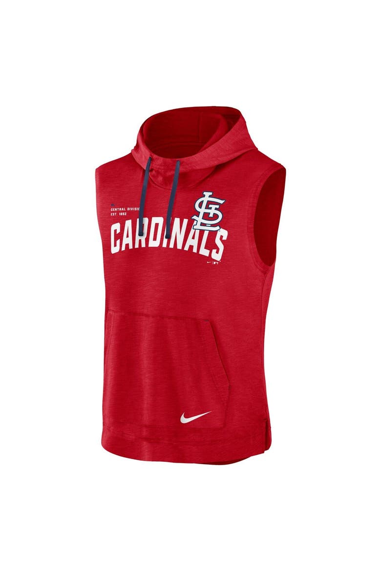 Men's Nike Red St. Louis Cardinals Athletic Sleeveless Hooded T-Shirt, Alternate, color, Red