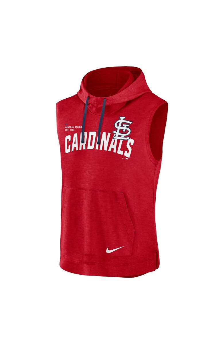 Nike Men's Nike Red St. Louis Cardinals Athletic Sleeveless Hooded T-Shirt, Alternate, color, Red
