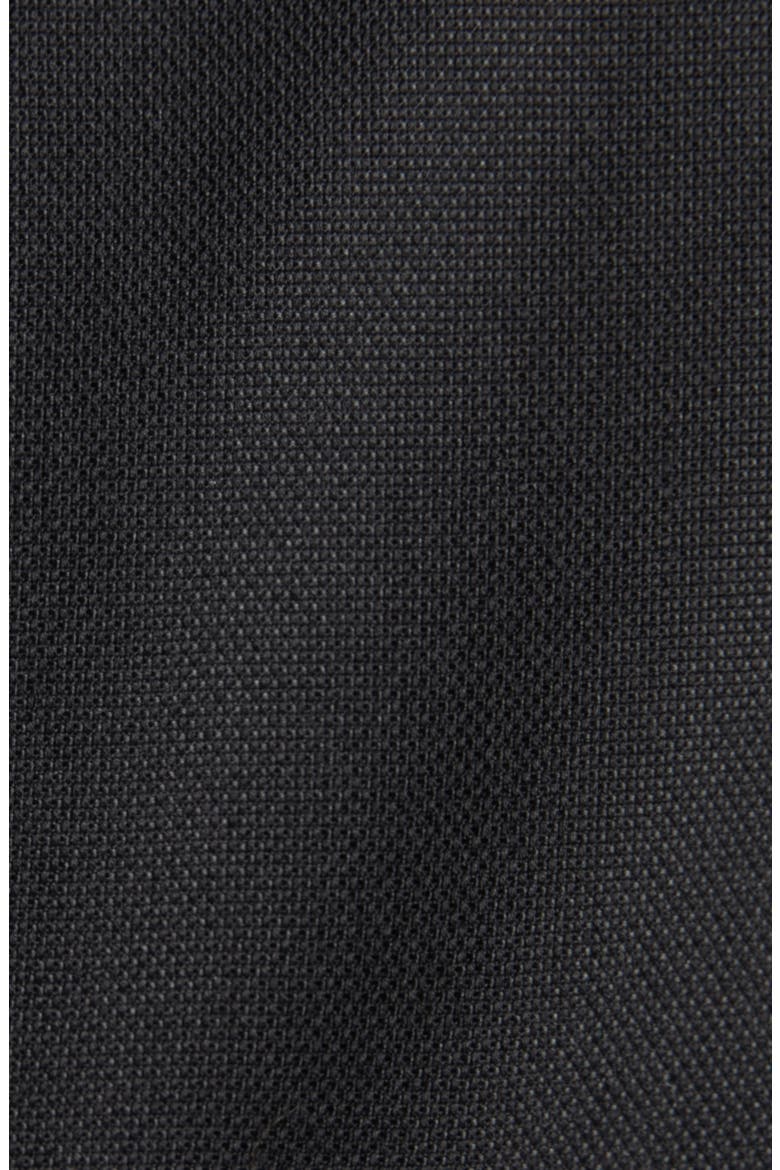 Sharp Shoulder Wool & Silk Panama Cutaway Jacket, Alternate, color, BLACK