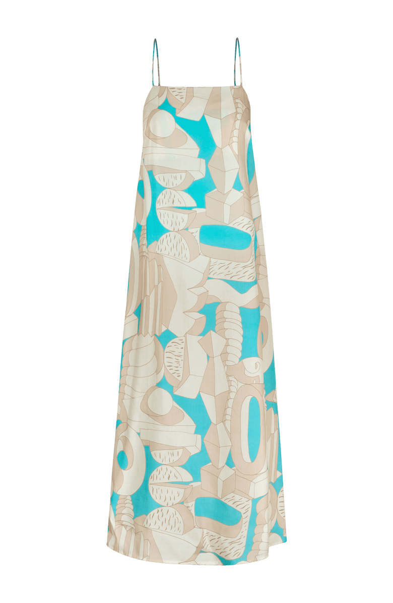 Untitled in Motion Intermission Flowy Strappy Midi Dress, Main, color, Sculpting