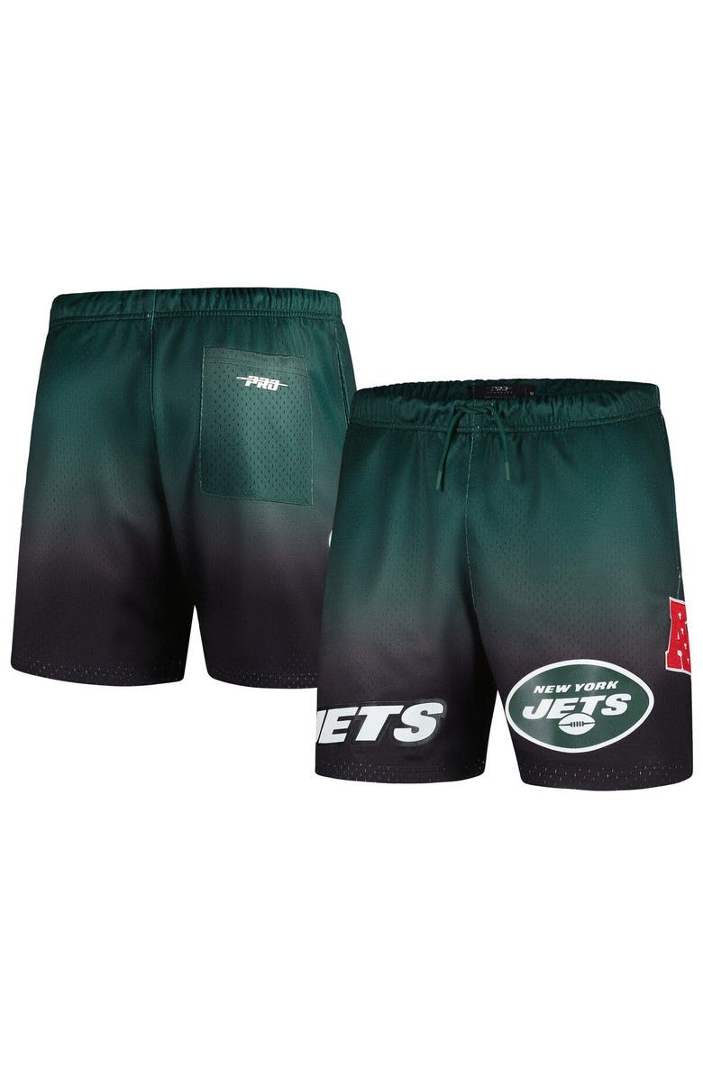 PRO STANDARD Men's Pro Standard Black/Green New York Jets Ombre Mesh Shorts, Main, color, Black