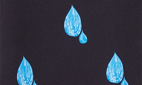 Marni Raindrop Print Button-up Shirt In Blue