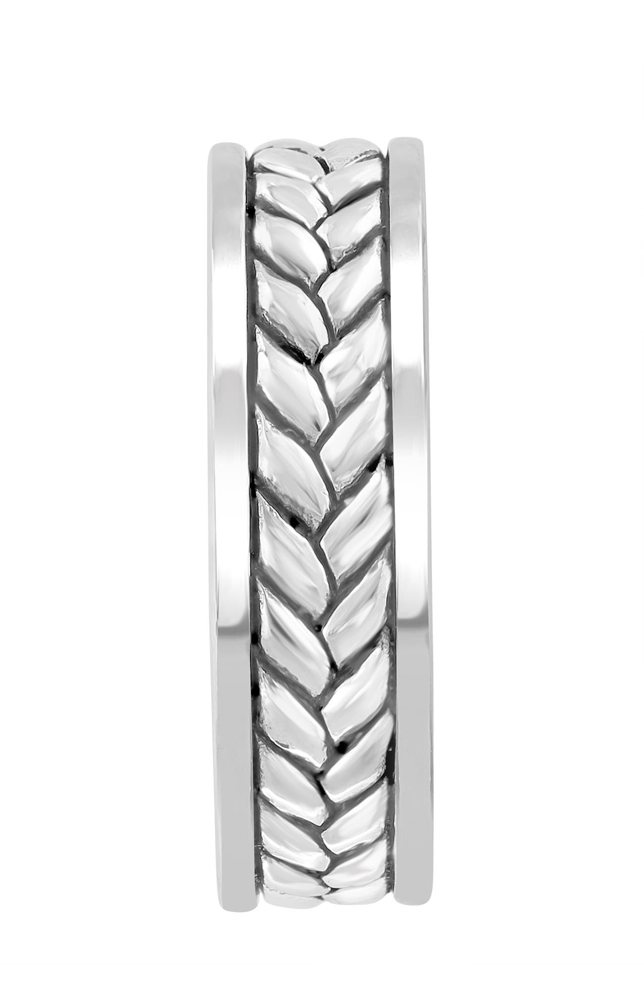 EFFY Braided Band Ring in Sterling Silver (Men) | Nordstrom