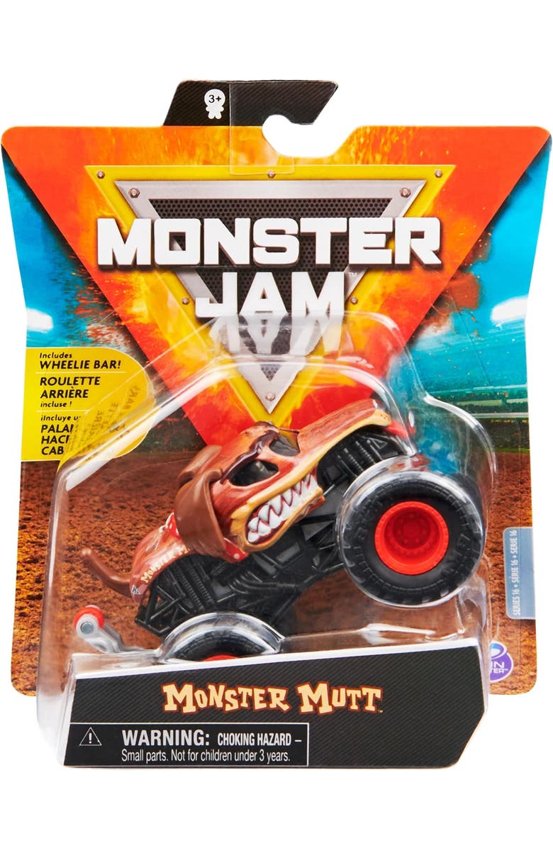 Grave Digger Mini Monster Mutt Ruff Crowd Die Cast Vehicles, Main, color, Brown
