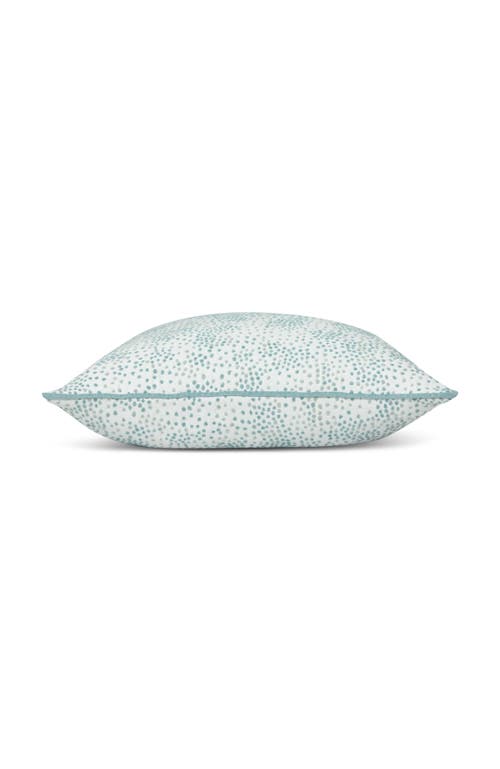 Elaine Smith Speckle Surf With Chenille Dots Indoor & Outdoor Woven Accent Pillow