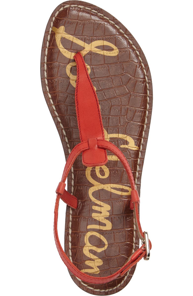 Sam Edelman Gigi Sandal, Alternate, color, Havana Red Leather