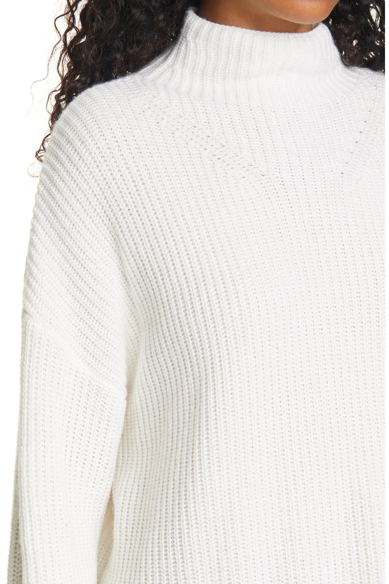 Claudia Oversize Shaker Stitch Sweater, Alternate, color, IVORY