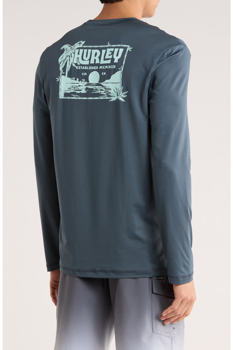 Island Vibes Long Sleeve Sunshirt, Alternate, color, DESTROYER