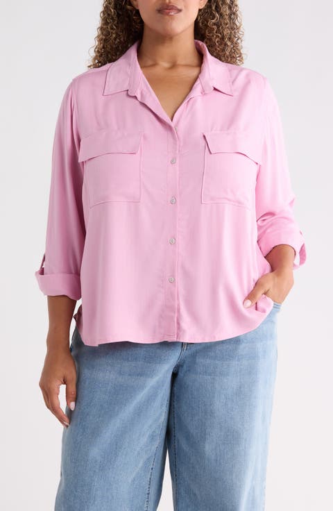 Felicity Button-Up Shirt (Plus)
