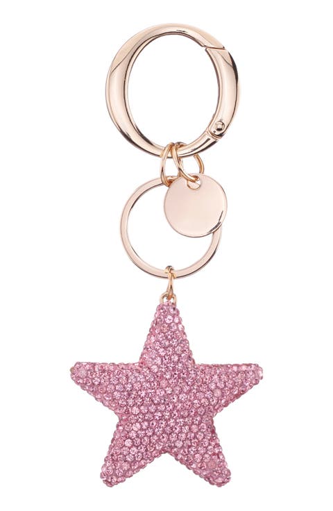 Crystal Embellished Star Bag Charm