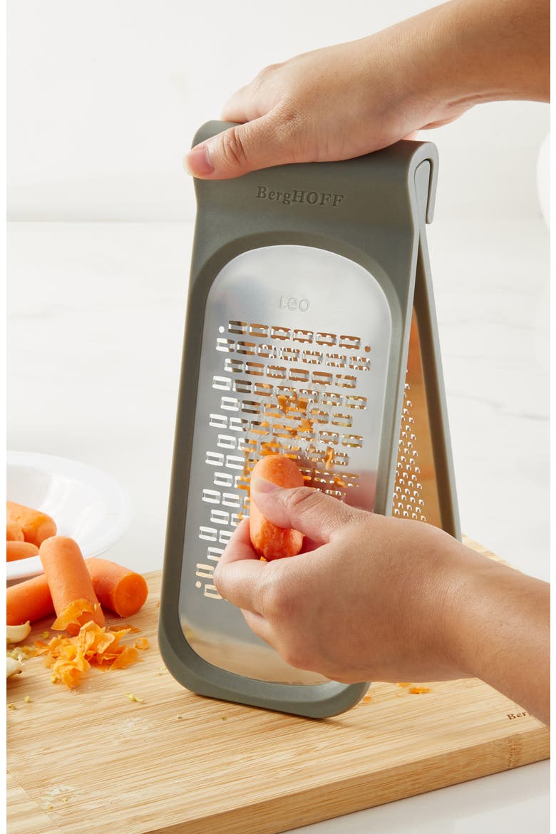 Leo Balance Double Coarse & Ribbon Grater, Alternate, color, GREY