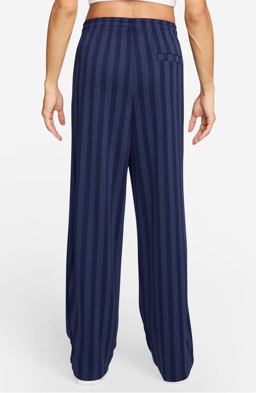Nike Stripe Jacquard Track Pants In Blue