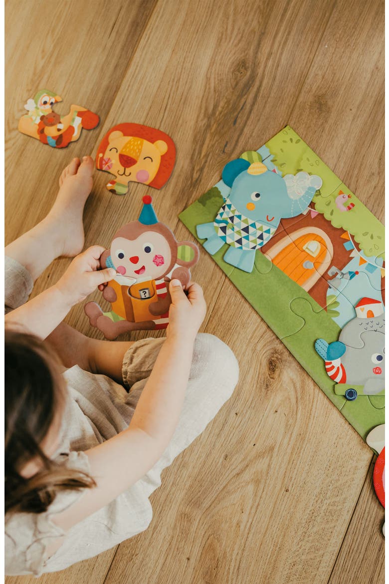 Play with Friends Puzzle Pairs, Alternate, color, Multi / Beige