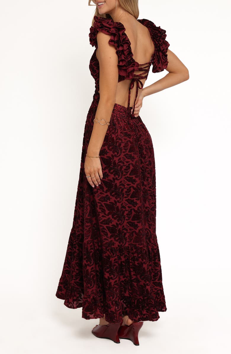 Petal & Pup Harmony Beaded Cutout Maxi Dress, Alternate, color,