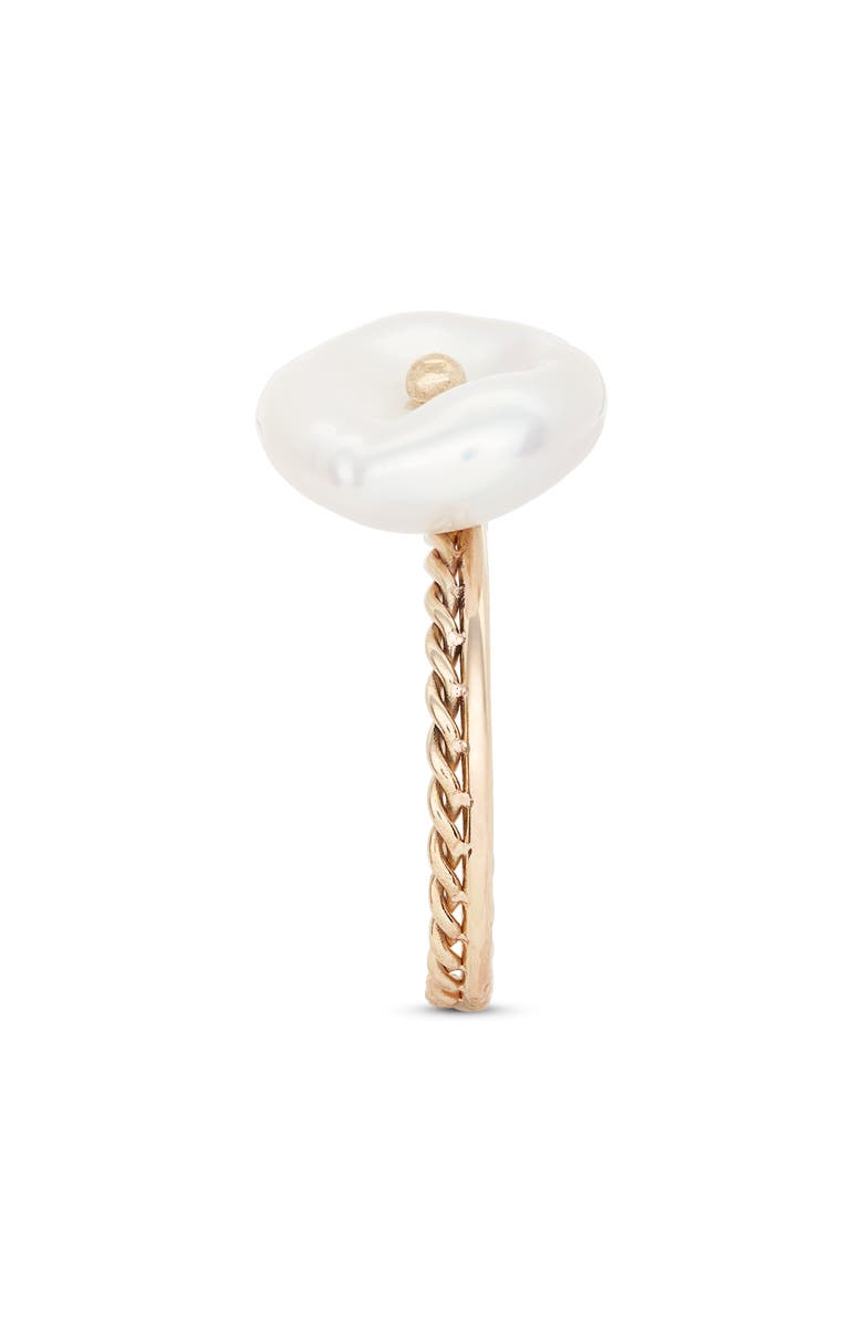 Poppy Finch Petal Cultured Pearl Ring, Alternate, color,