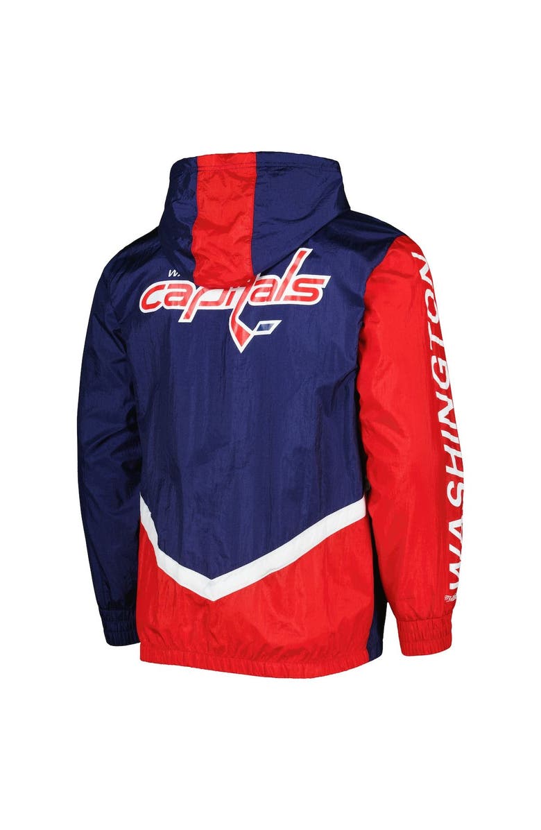 Mitchell & Ness Men's Mitchell & Ness Navy Washington Capitals Undeniable Full-Zip Windbreaker, Alternate, color,