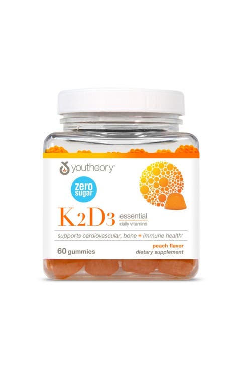 K2D3 Bone Heart Health Support Vegetarian Gummies 60 Vegetarian Gummies