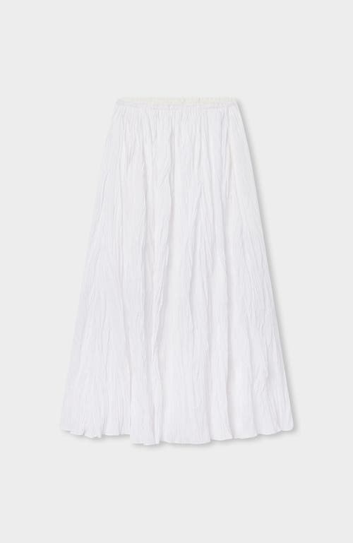 Shop Co Pliss Skirt In Optic White