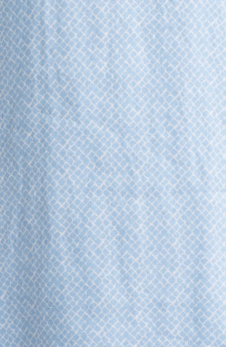 Tommy Bahama Bay Breeze Geo Print Linen Shift Minidress, Alternate, color, 