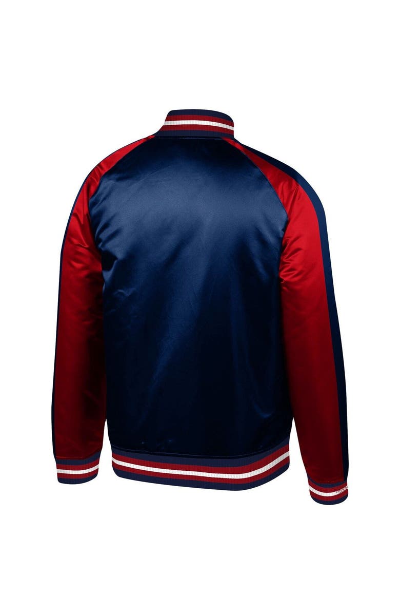 Mitchell & Ness Men's Mitchell & Ness Navy Boston Red Sox Colorblocked Full-Snap Raglan Jacket, Alternate, color, 
