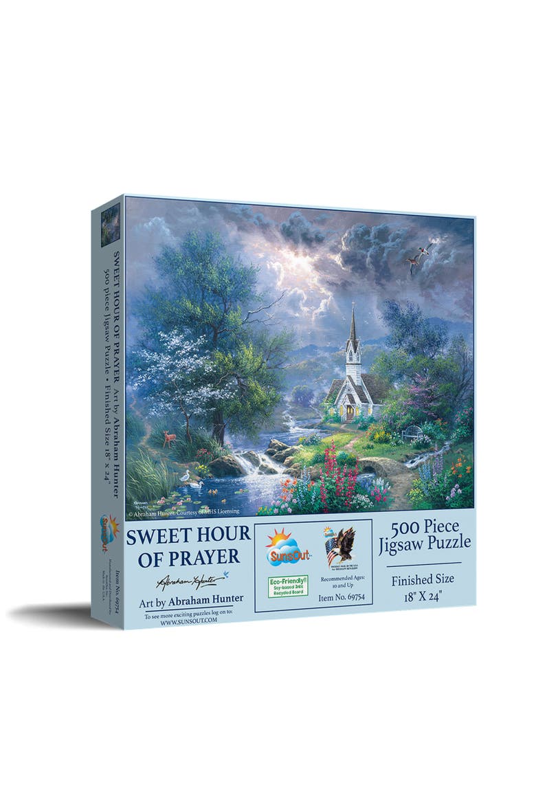 Sweet Hour of Prayer 500 piece Jigsaw Puzzle for Adults, Main, color, Multicolor