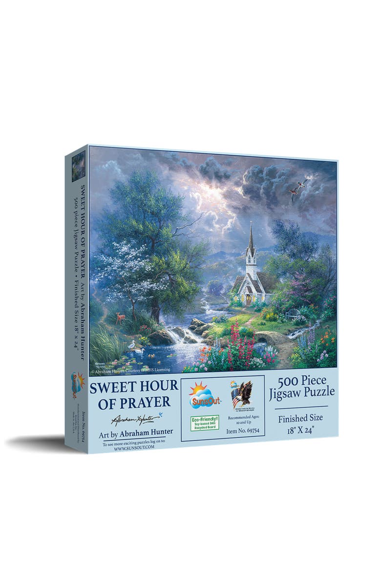 Sunsout Sweet Hour of Prayer 500 piece Jigsaw Puzzle for Adults, Main, color, Multicolor