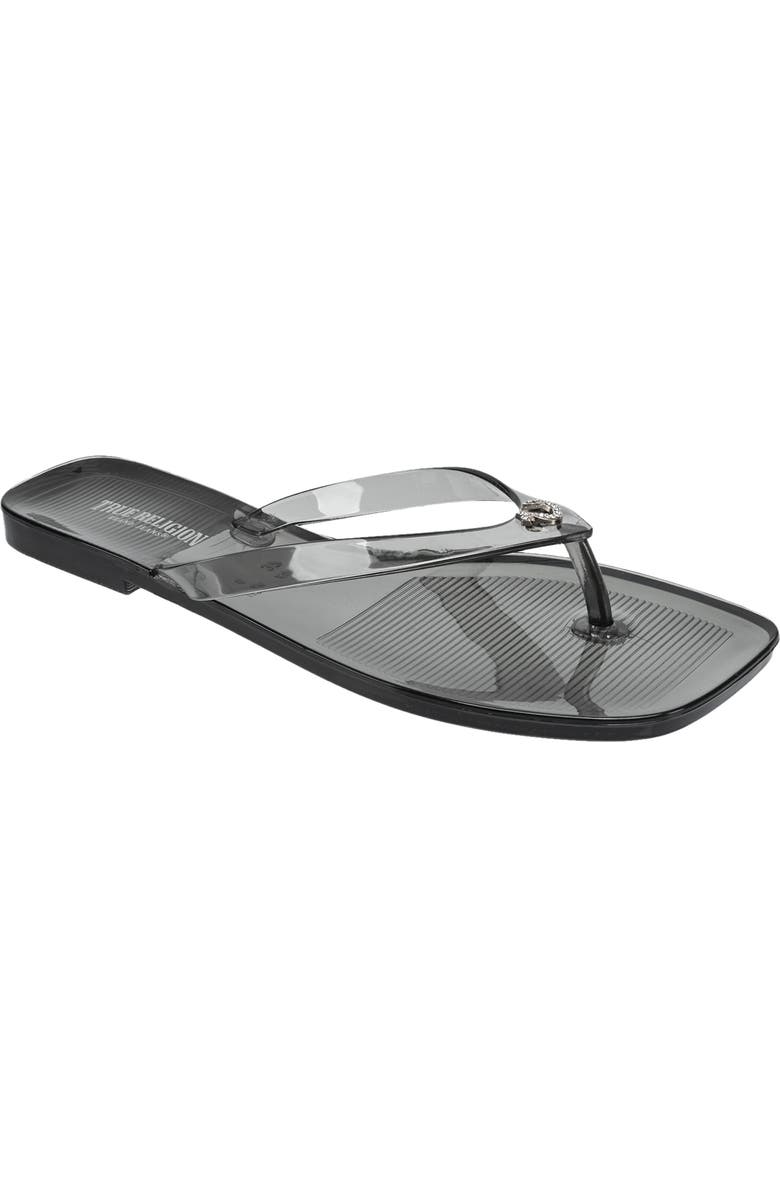 True Religion Lola Sandal, Main, color, Black