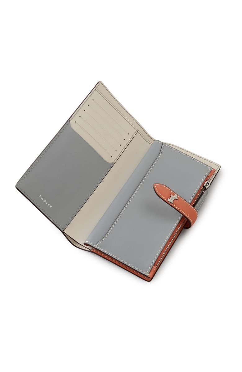 Radley Willis Street - Colourblock Large Flapover Wallet, Alternate, color, Steel