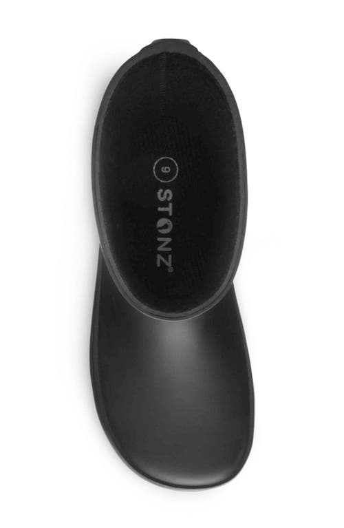 Stonz Waterproof Rain Boot In Black