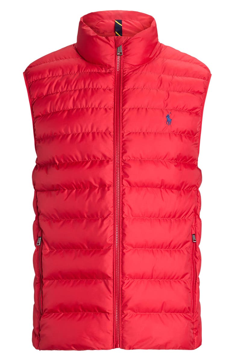 Polo Ralph Lauren Bright Terra Insulated Packable Recycled Polyester Puffer Vest, Main, color, 