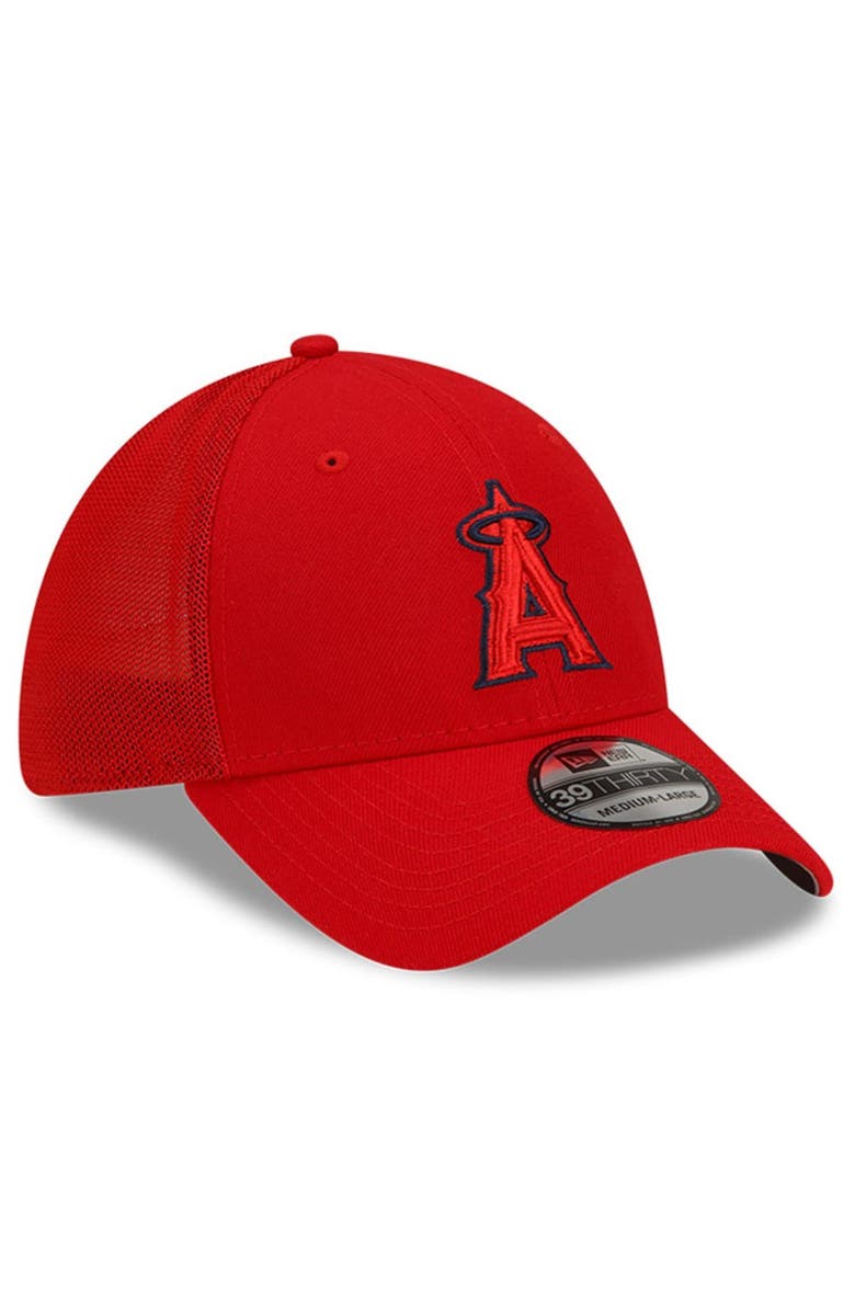 New Era Men's New Era  Red Los Angeles Angels 2023 Batting Practice 39THIRTY Flex Hat, Alternate, color, 