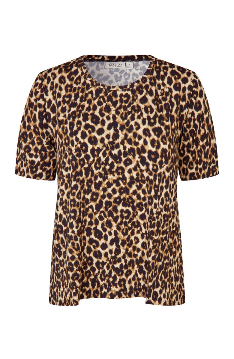 Masai Copenhagen MaButta Leopard Print Top, Alternate, color, Incense