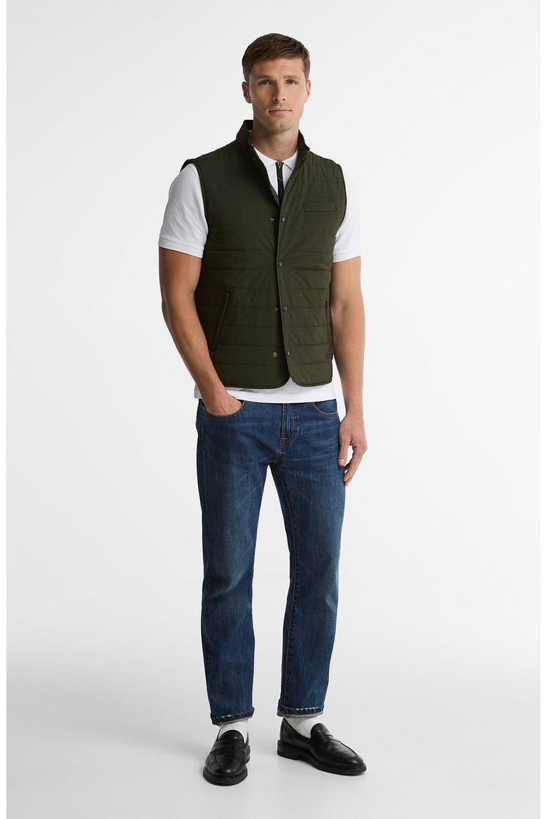 Palmo Quilted Gilet, Alternate, color, SAGE