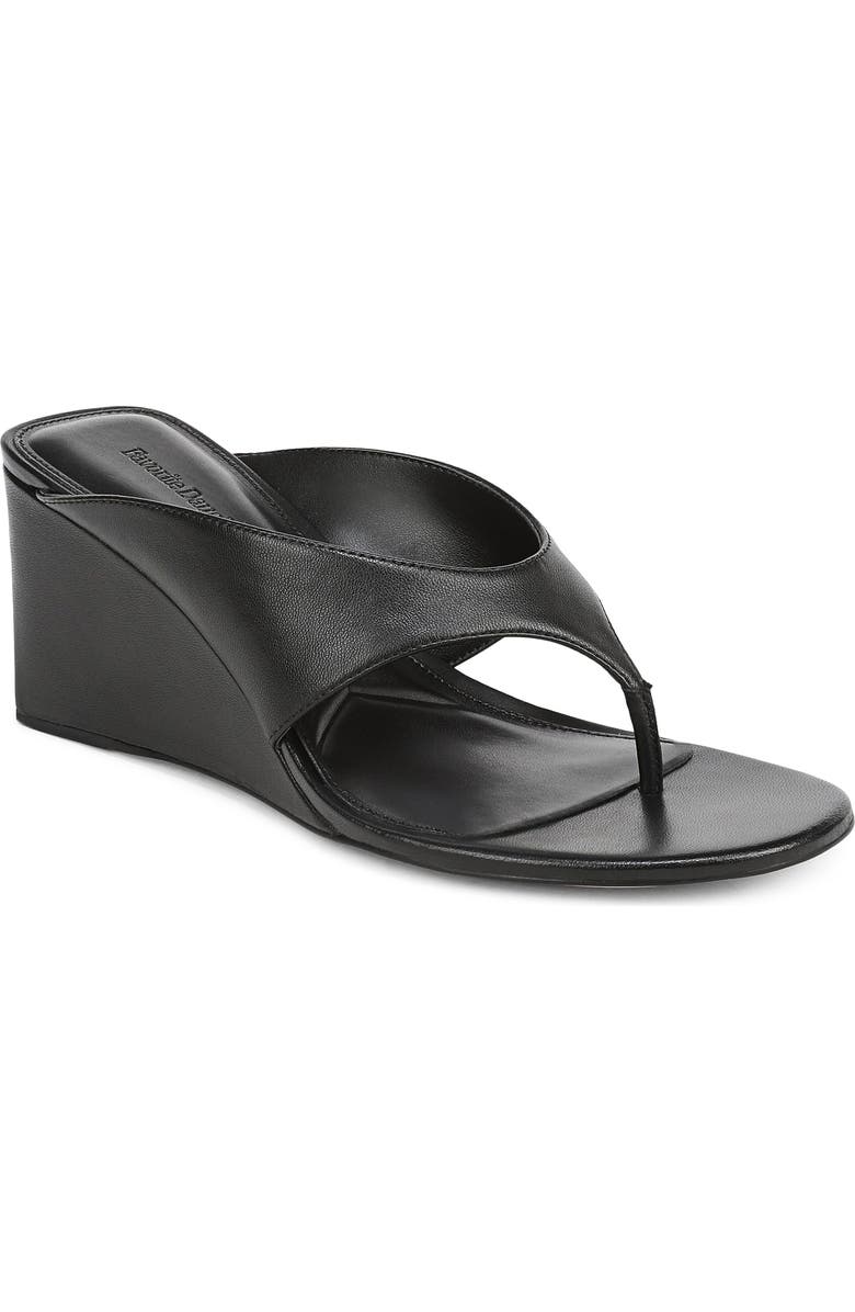 Favorite Daughter Emerson Wedge Sandal, Main, color, Black