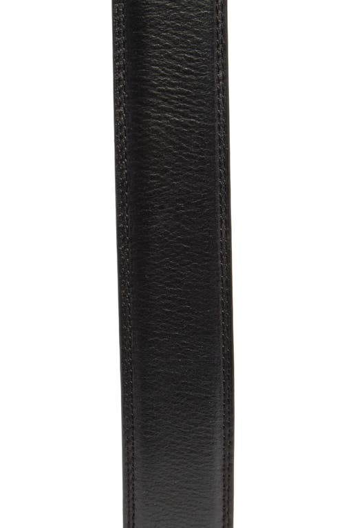 Johnston & Murphy Double Stitch Leather Belt
