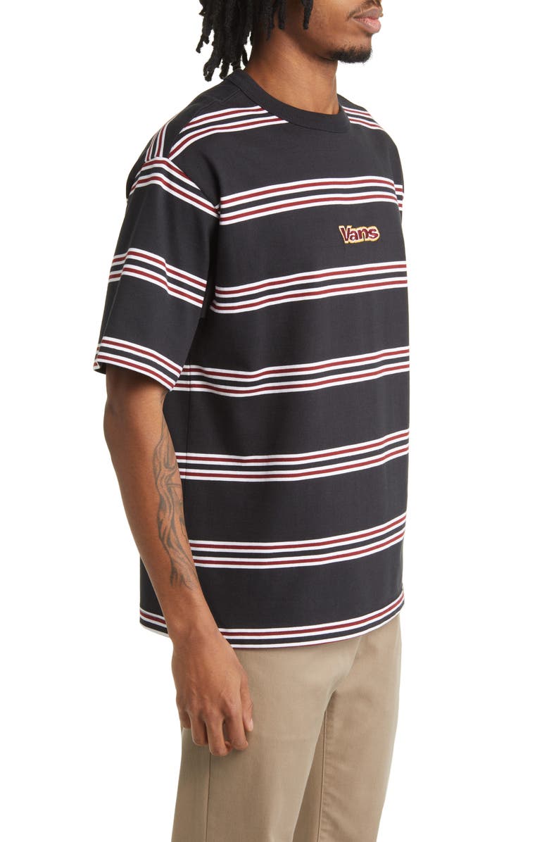 Vans Wardman Stripe Logo Cotton T-Shirt, Alternate, color, 